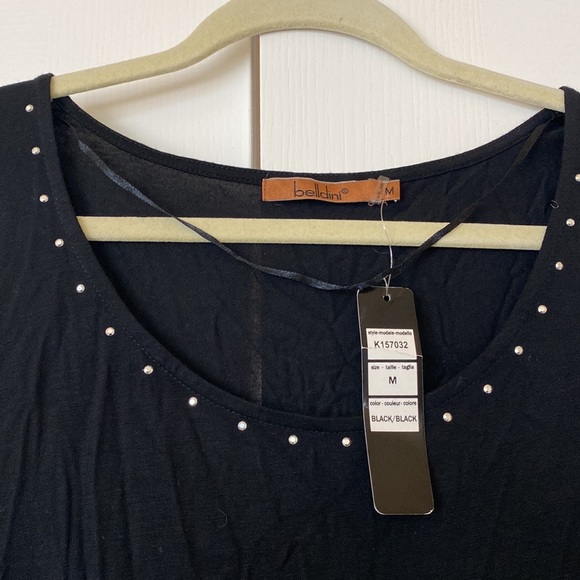 NWT Belldini Black Top - Picture 3 of 6
